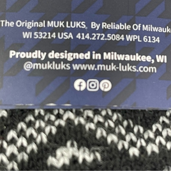 Muk Luks Men's Slipper Socks shoe Size 11-13 Large-XL one slip resistant NWT - Picture 8 of 10